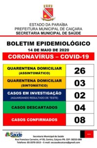 Boletim Epidemiológico 14-05-2020