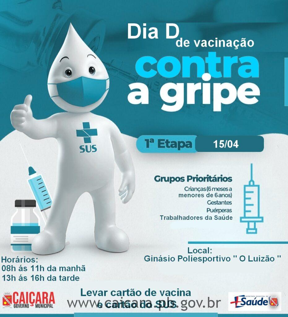 Dia D de vacinação contra a gripe (1ª etapa)