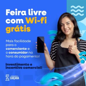 Investimento e incentivo comercial, instalação de uma rede wi-fi grátis no mercado público municipal